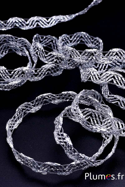 Lint - breedte 10 mm - zilverkleurig